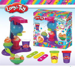 Lanyi-Toy csavart fagyi készítő gyurma készlet 3 tégely gyurmával és formázókkal (JS-MKL524849)