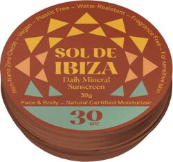 Sol de Ibiza Natural Mineral fényvédő krém, SPF 30 - 30 g