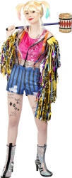 HeliumKing Női Harley Quinn jelmez bojtokkal - Ragadozó madarak Méret - felnőtt: S (341978)
