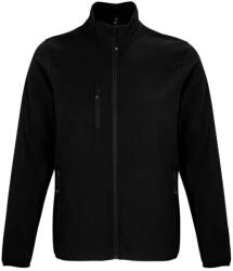Sol'S Férfi FALCON softshell dzseki, 3 rétegű, SOL'S SO03827, Black-3XL (so03827bl-3xl)