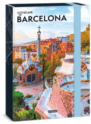 Ars Una Füzetbox ARS UNA A/4 Cityscape-Barcelona (50855094) - papir-bolt