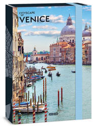Ars Una Füzetbox ARS UNA A/4 Cityscape-Venice (50855100) - papir-bolt