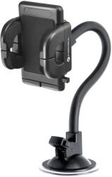 Forcell Műszerfalra / szélvédőre / szellőzőnyílásra helyezhető autós tartó, tapadókorongos, fekete, Forcell Regular 27