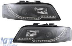 KITT Lightning Hátsó lámpa Audi A4 B6 Sedan (2001-2004) modellekhez, Füst szín (TLAUA48EB)