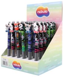 Nebulo Zseléstoll radírozható, nyomógombos, deszkás állatok, 36 db/display Nebulo (DT-SKBA) - irodaitermekek