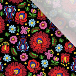 Takoy Jerse Takoy imitație broderie maghiară pe negru