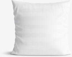 Goldea damaszt párnahuzat - fehér csíkos 40 x 40 cm