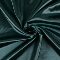 Takoy Țesătură satin lucios stretch negru-verde