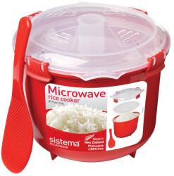 Sistema Microwave Rizsfőző 2, 6 L, Piros - gyertyakvilaga