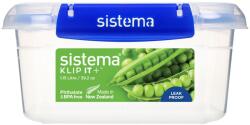 Sistema Sistema® Klip It Plus Ételtároló Doboz 2 Csattal 1, 15 L - gyertyakvilaga - 2 030 Ft