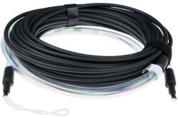 ACT Multimode 50/125 OM3 indoor/outdoor cable 12 fibers with LC connectors 140m Black RL4614 (RL4614)