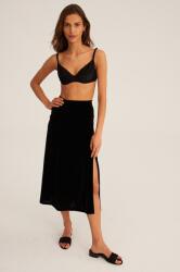 Undress Code szoknya fekete, midi, egyenes - fekete L