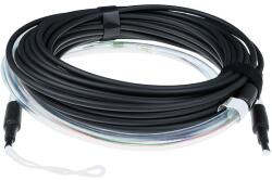 ACT Multimode 50/125 OM4 indoor/outdoor cable 24 fibers with LC connectors 140m Black RL4814 (RL4814)