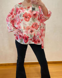 Ie traditionala Bluza lejera cu imprimeu floral, marime universala