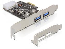 Delock PCI Express Card > 2 x external USB 3.0 Type-A female 89243 (89243)