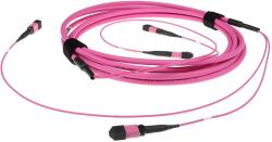 ACT Multimode 50/125 OM4(OM3) polarity A fiber trunk cable with 2 MTP/MPO female connectors each side 50m Pink DC5211 (DC5211)