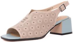 KARISMA Sandale dama elegante din piele naturala, KARISMA, 7QXS60021B 03-N, bej