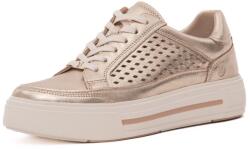 Caprice Pantofi dama vara casual din piele naturala, Caprice, 9-23719-44 959 PLATIN METAL, auriu