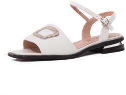 KARISMA Sandale dama elegante din piele naturala, KARISMA, JYJY60001D 13-N, alb