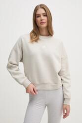Adidas felső Essentials bézs, női, sima, JI6069 - bézs L