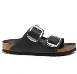 Birkenstock Sandale Leather Arizona Big Buckle Leoi Narrow 1011075 black (1011075 black)