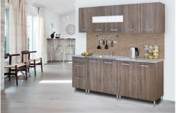  Anikó konyhabútor trüffel 1 MÉLY ÉS CSEPEGTETŐS MOSOGATÓTÁLCÁVAL (323101_truffel_1_mely)