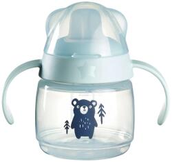 Tommee Tippee Неразливаща се чаша с мек накрайник Tomme Tippee - Soft Spout, Мече, 190 ml (TT.0287)