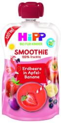 Hipp Био плодово смути Hipp Hippis - Ябълка, банан и червени плодове, 120 g (84000)