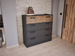 Homezon Tacora Cipősszekrény (Antracit-Bolzánó) modern