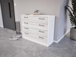 Homezon Stepira Cipősszekrény (Fehér-Hófehér kőris) modern