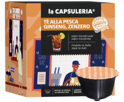 La Capsuleria Őszibarack, ginzeng és gyömbér tea „Energizáló - Nescafè Dolce Gusto®*-mal kompatibilis kapszula (DG31)