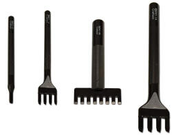 Tandy Leather Set 4 dalti perforare pielarie, 3mm Tandy Leather (HOB 88041) Dalta