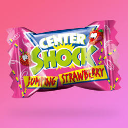  Center Shock Jumping Strawberry epres savanyú rágógumi 4g - vegyesbolt