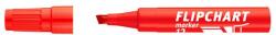 ICO Flipchart marker, 1-4 mm, vágott, ICO Artip 12, piros (TICA12P) - irodasziget