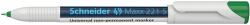 Schneider Alkoholmentes marker, OHP, 0, 4 mm, SCHNEIDER Maxx 221 S, zöld (TSC221Z)