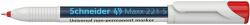 Schneider Alkoholmentes marker, OHP, 0, 4 mm, SCHNEIDER Maxx 221 S, piros (TSC221P)