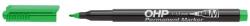 ICO Alkoholos marker, OHP, 1-1, 5 mm, M, ICO, zöld (TICOHPMZ) - irodasziget
