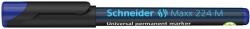 Schneider Alkoholos marker, OHP, 1 mm, SCHNEIDER Maxx 224 M, kék (TSC224K)
