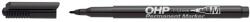 ICO Alkoholos marker, OHP, 1-1, 5 mm, M, ICO, fekete (TICOHPMFK) - irodasziget