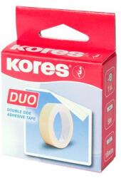 Kores Ragasztószalag, kétoldalas, 15 mm x 5 m, KORES Duo (IK6003) - irodasziget