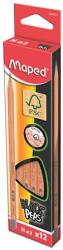 Maped Grafitceruza, H, háromszögletű, MAPED Black`Peps (IMA850025D)