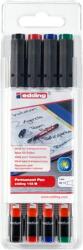 edding Alkoholos marker készlet, OHP, 1 mm, EDDING 142 M, 4 különböző szín (TED142W)