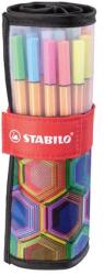 STABILO Tűfilc készlet, 0, 4 mm, STABILO Point 88 ARTY, 25 különböző szín (TST882507120)