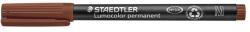 STAEDTLER Alkoholos marker, OHP, 1 mm, STAEDTLER Lumocolor® 317 M, barna (TS3177)