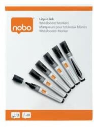 Nobo Táblamarker, folyékonytintás, kúpos, 1-3 mm, NOBO, fekete (VN5377) - irodasziget