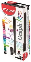 Maped Tűfilc, 0, 4 mm, MAPED Graph`Peps, fekete (IMA749111)