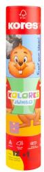Kores Színes ceruza készlet, háromszögletű, jumbo, 1 hegyezővel, KORES KOLORES Twist & Turn, 12 különböző szín (IK93515)