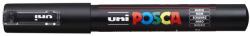 uni Dekormarker, 0, 7 mm, UNI Posca PC-1MR, fekete (TUPC1MRF)