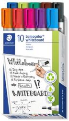 STAEDTLER Táblamarker készlet, 2 mm, kúpos, STAEDTLER Lumocolor® 351, 10 különböző szín (TS351B10)