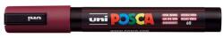 uni Dekormarker, 1, 8-2, 5 mm, UNI Posca PC-5M, vörösbor (TUPC5MVB)